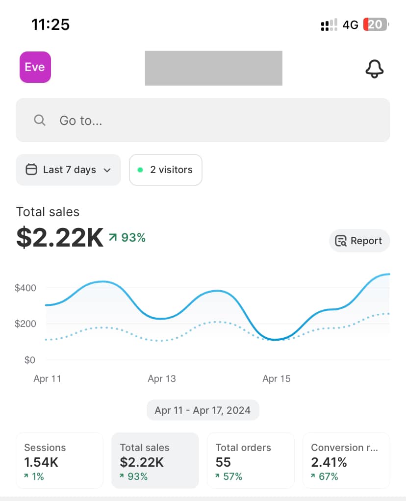 Client Sales Report - Growth Chart 3